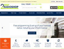 Tablet Screenshot of 2wayradioshop.co.uk